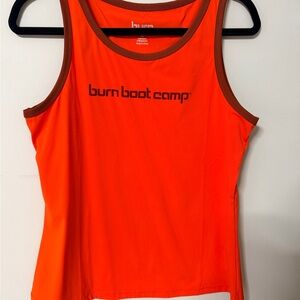 Burn Boot Camp Women's Vibrant Orange Tank Top